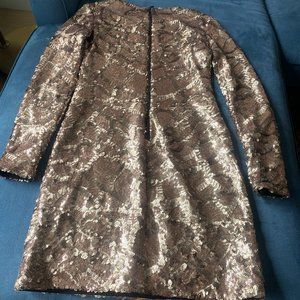 Karen Millen Gold Sequin Mini Dress